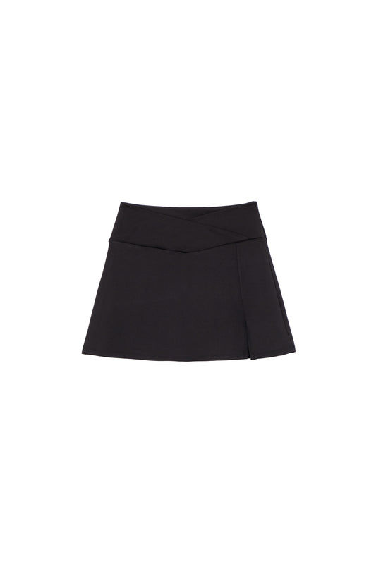 Crossover Skirt - Black